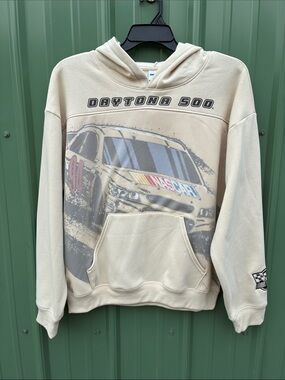 Men’s NASCAR Knit Hoodie Sweatshirt Size XL